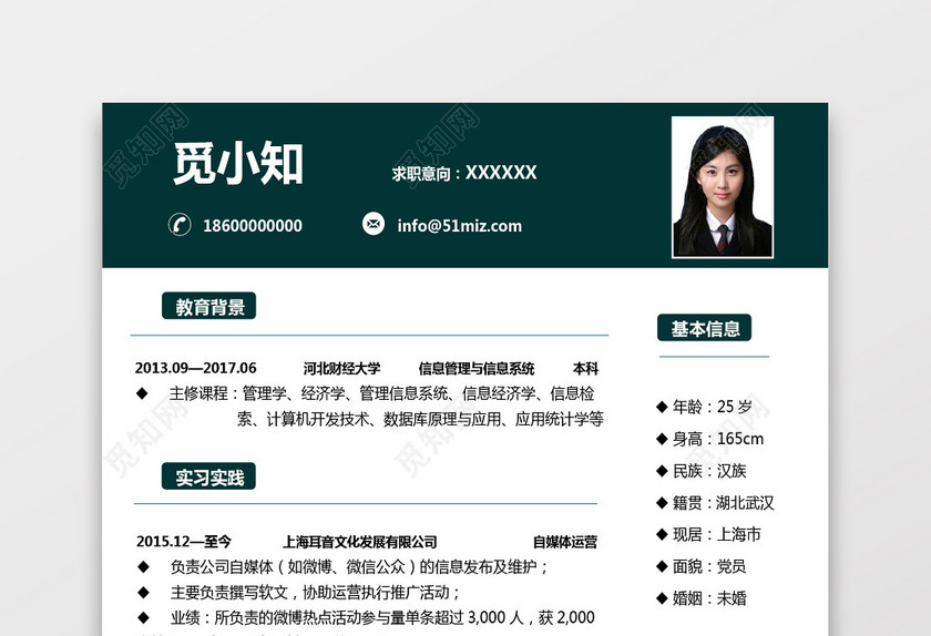 产品运营求职个人简历 产品运营求职个人简历