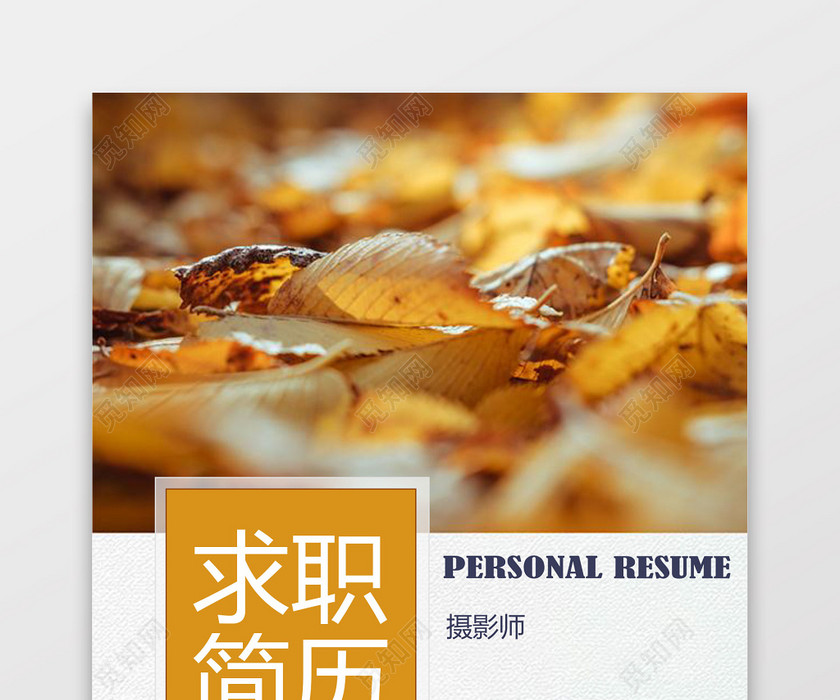 摄影摄像师求职个人简历 摄影摄像师求职个人简历